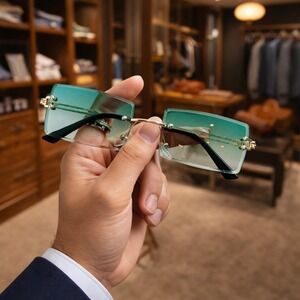 Sunglasses Men Green‎ Gradient Fashion Eyewear